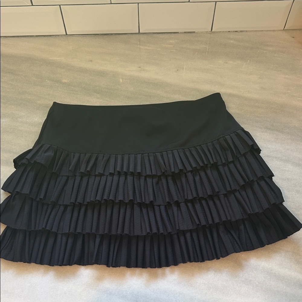 Lucky in Love Black Tennis skirt Small